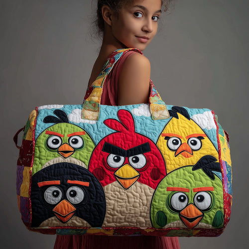 Funky Birds Quilted Duffle Bag GFTONL5140