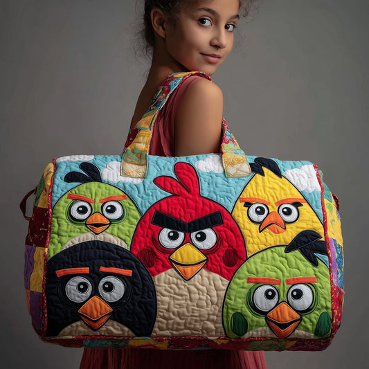 Funky Birds Quilted Duffle Bag GFTONL5140