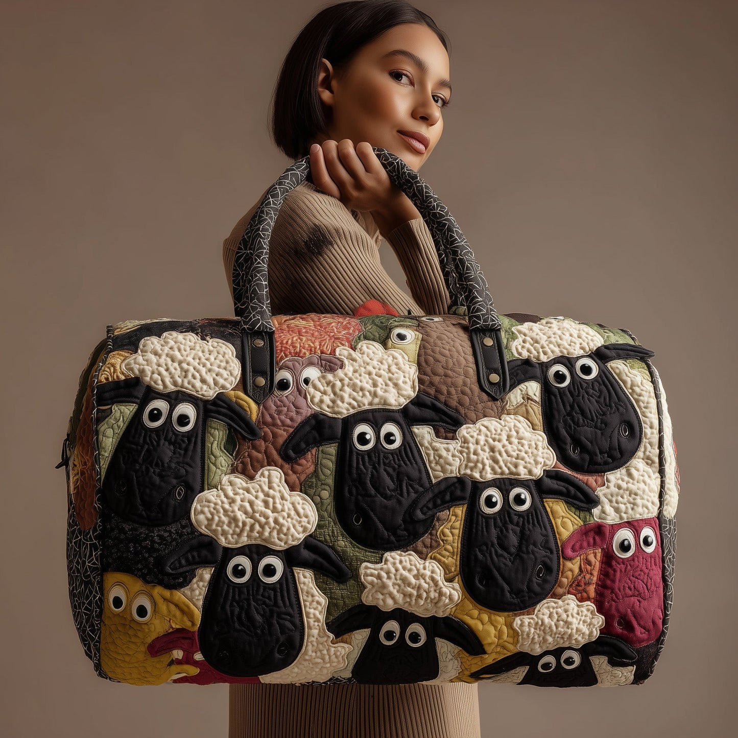 Sheep Haven Quilted Duffle Bag GFTONL5145
