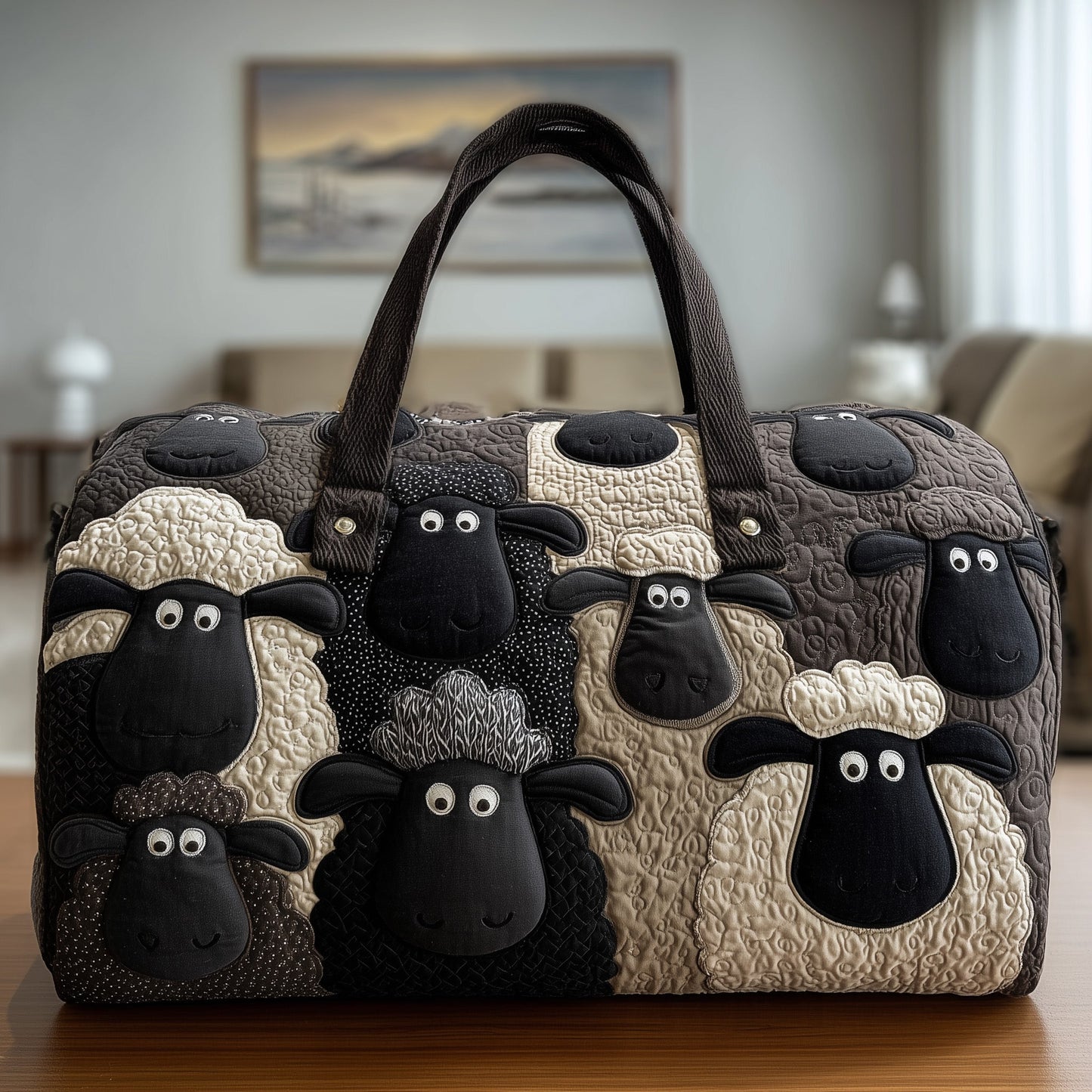 Sheep Haven Quilted Duffle Bag GFTONL5154