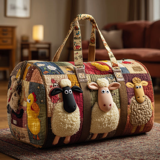 Whimiscal Sheep Quilted Duffle Bag GFTONL5157