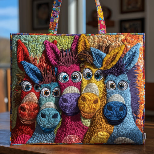 Funky Donkey Quilted Tote Bag GFTONL5167