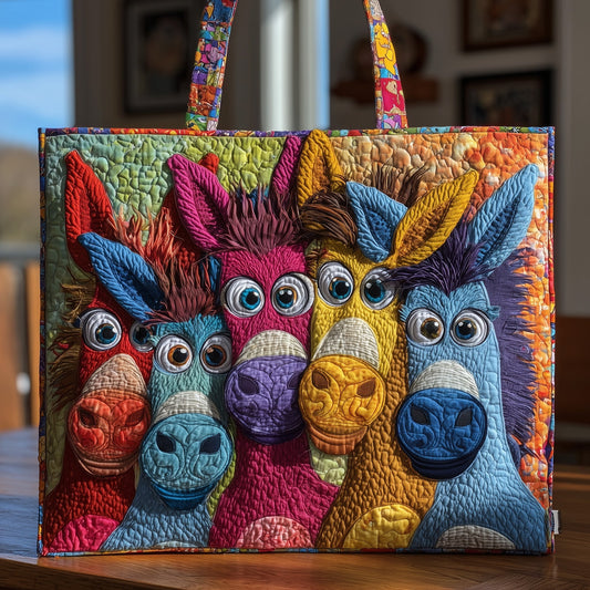 Funky Donkey Quilted Tote Bag GFTONL5167