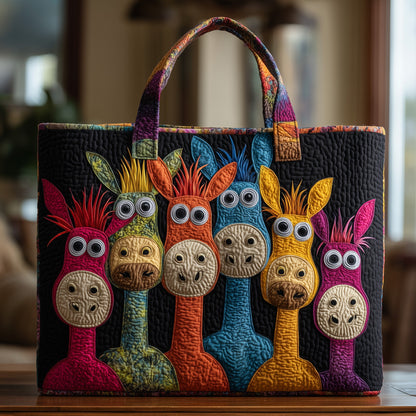 Funky Donkey Quilted Tote Bag GFTONL5170