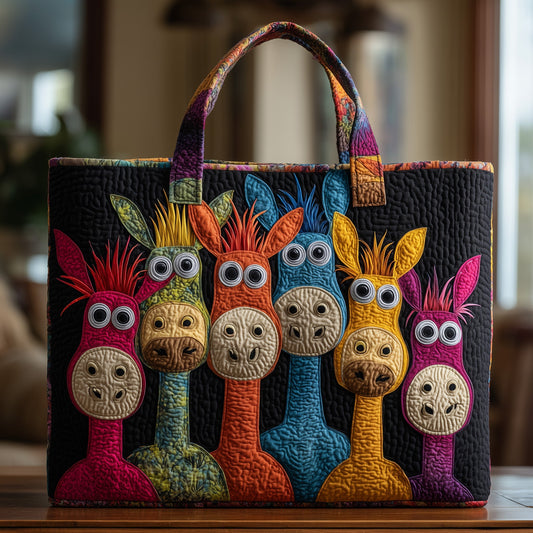 Funky Donkey Quilted Tote Bag GFTONL5170