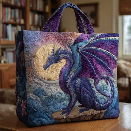 Moonlit Dragon Quilted Tote Bag GFTONL5177