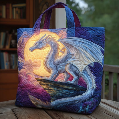 Moonlit Dragon Quilted Tote Bag GFTONL5179