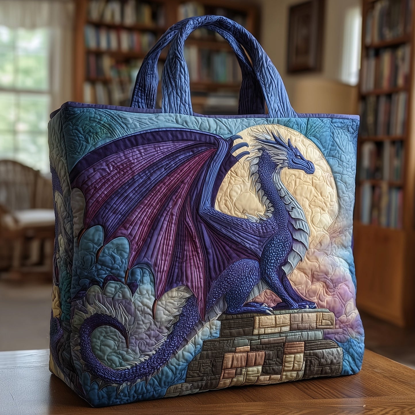 Twighlight Dragon Quilted Tote Bag GFTONL5183