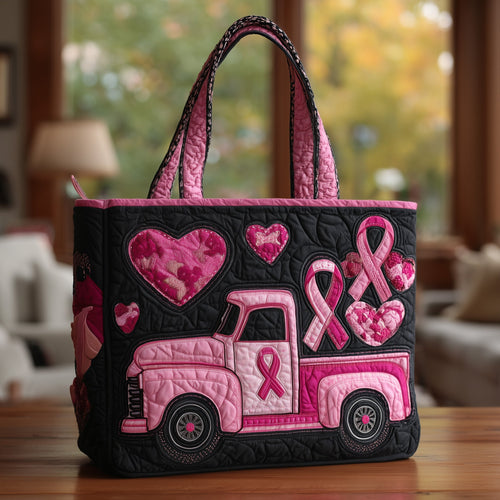 Awareness Truck Quilted Tote Bag GFTONL5190