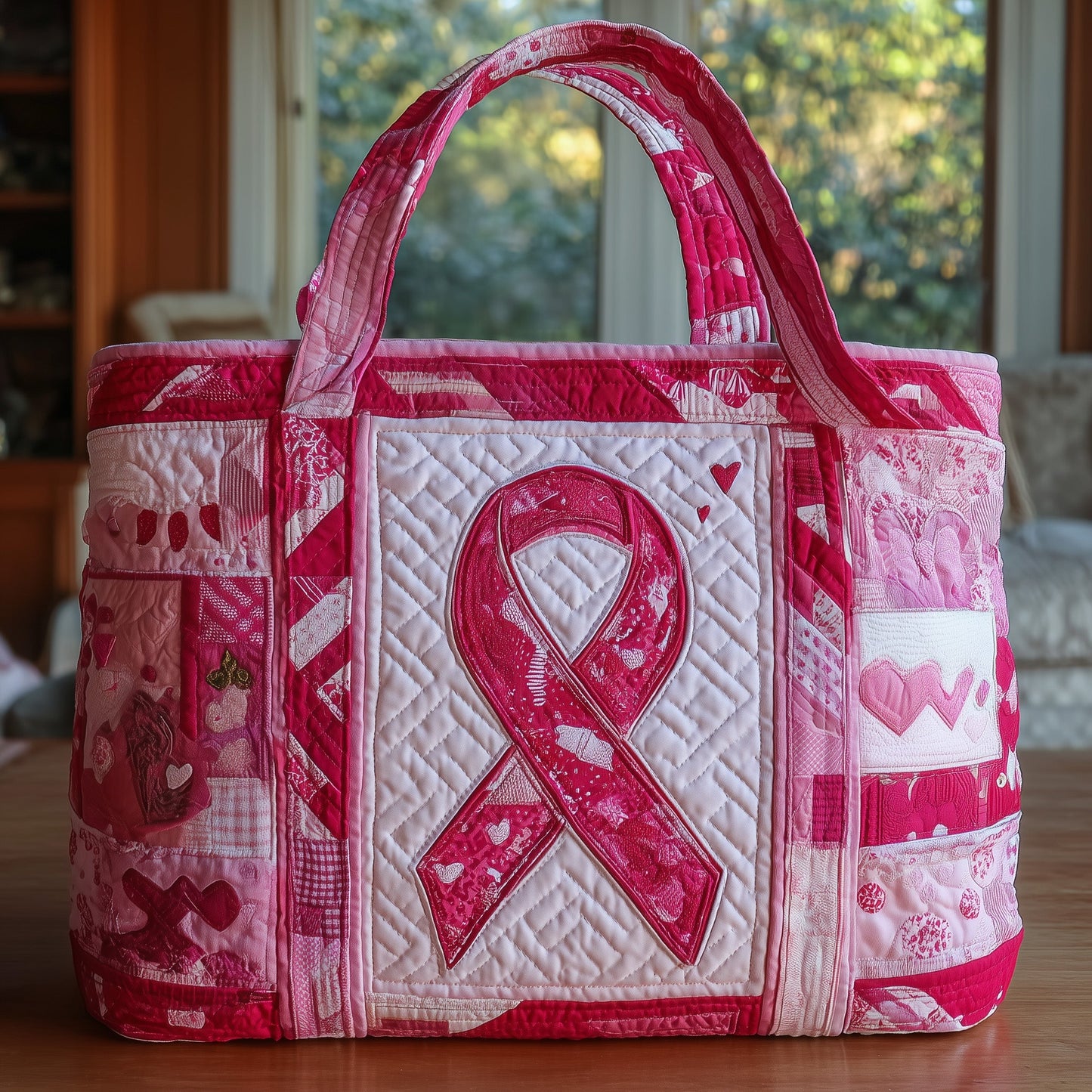 Believe In Healing Quilted Tote Bag GFTONL5196