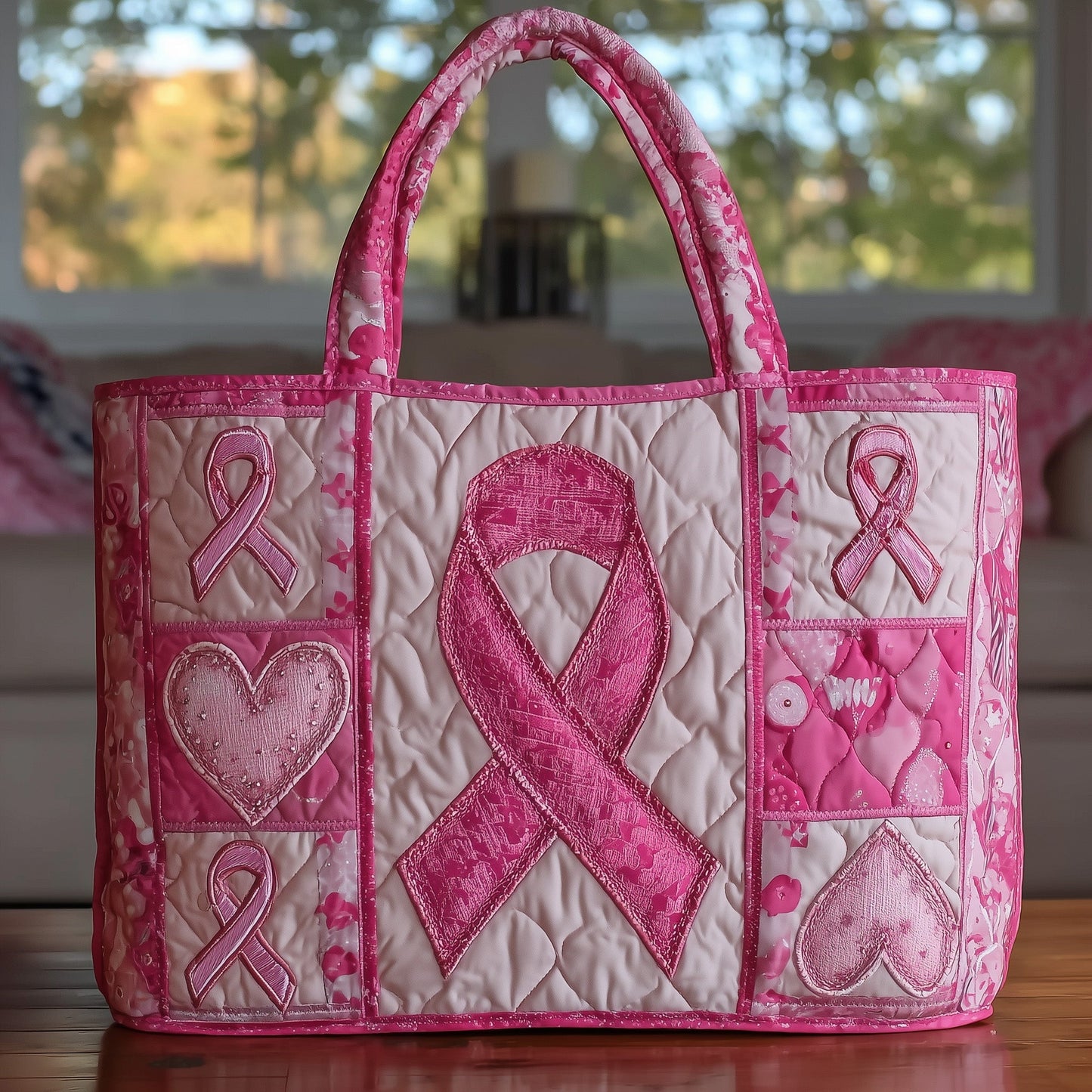 Believe In Healing Quilted Tote Bag GFTONL5197