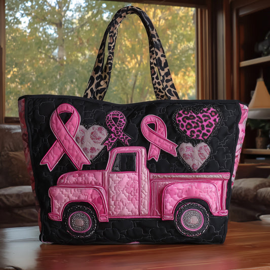 Awareness Truck Quilted Tote Bag GFTONL5201