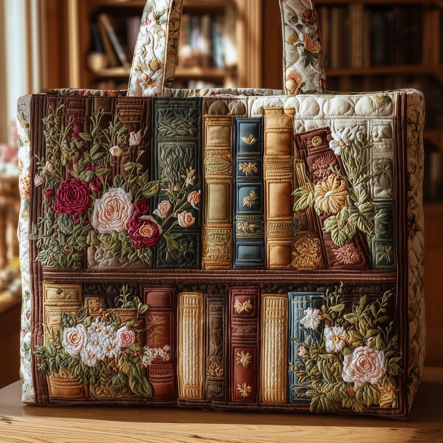 Book Haven Quilted Tote Bag GFTONL5221