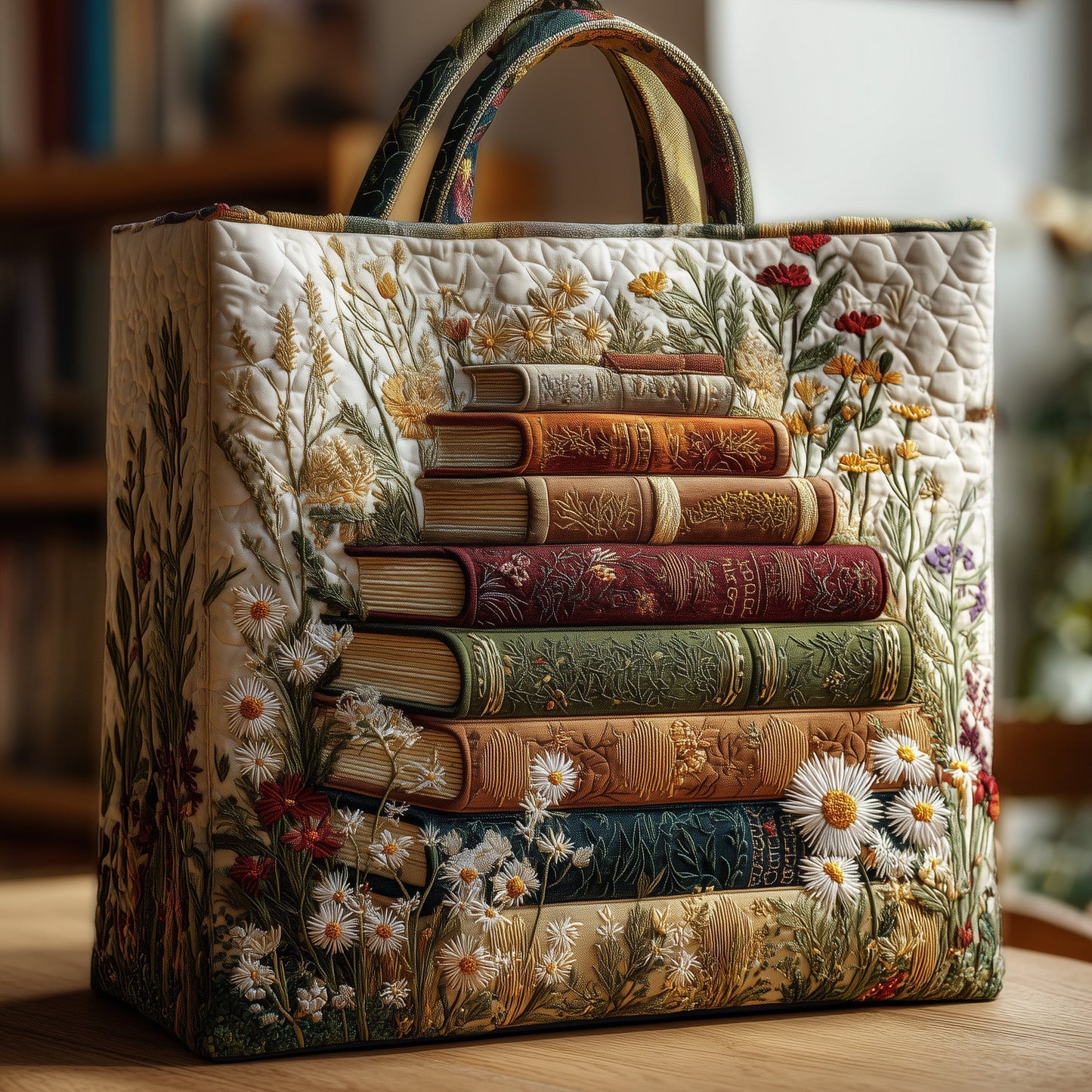 Book Haven Quilted Tote Bag GFTONL5222