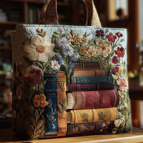 Book Haven Quilted Tote Bag GFTONL5225