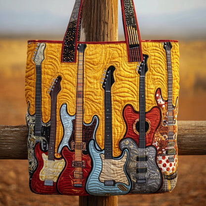 Guitar Sunshine Quilted Tote Bag GFTONL5236