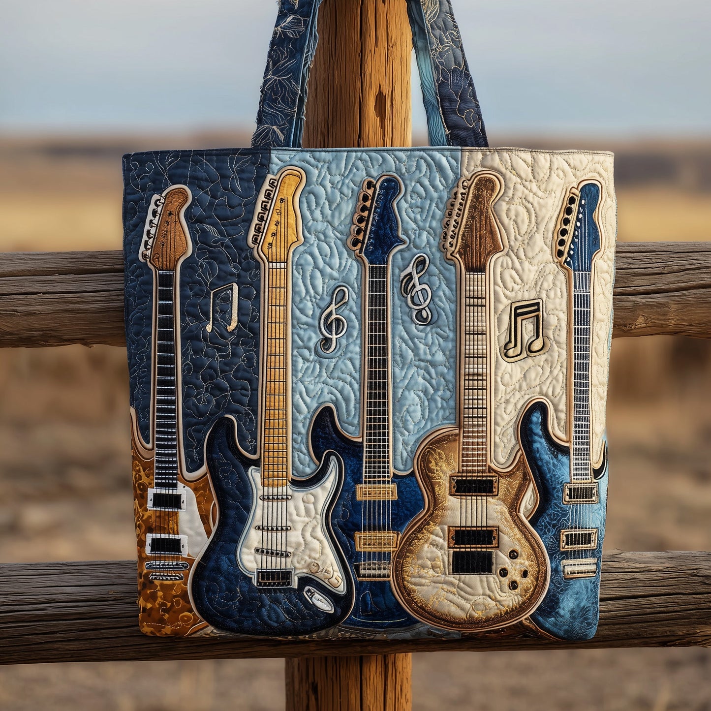 Melody Of Harmony Quilted Tote Bag GFTONL5240