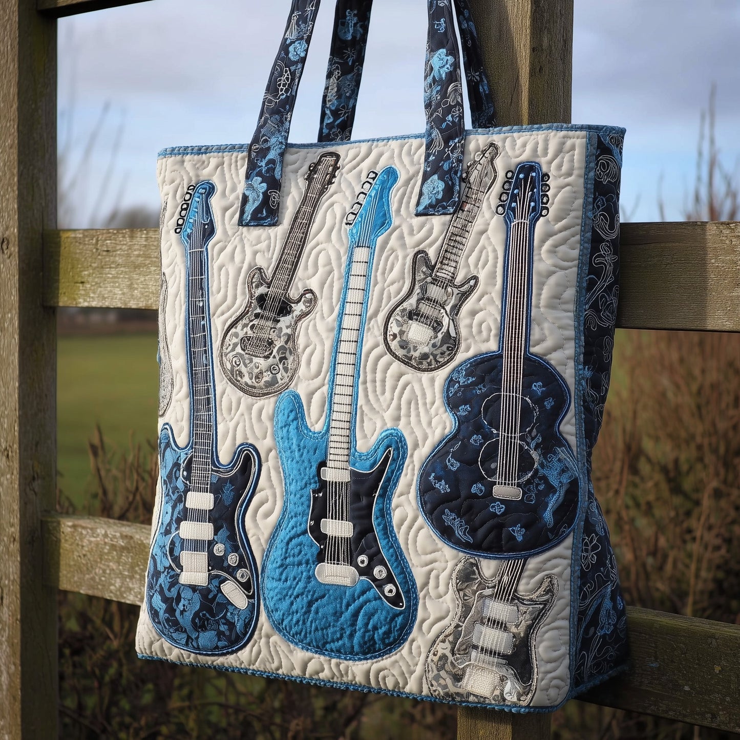 Melody Of Harmony Quilted Tote Bag GFTONL5241