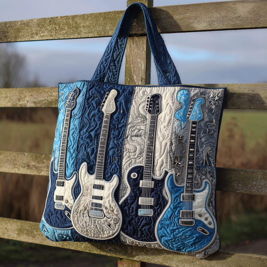 Elegant Guitar Quilted Tote Bag GFTONL5242