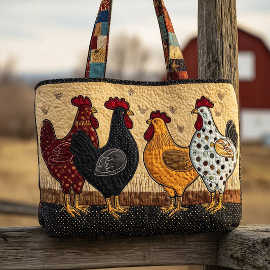 Whimsical Farm Quilted Tote Bag GFTONL5255