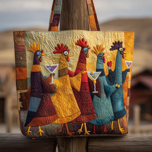 Party Chicken Quilted Tote Bag GFTONL5256