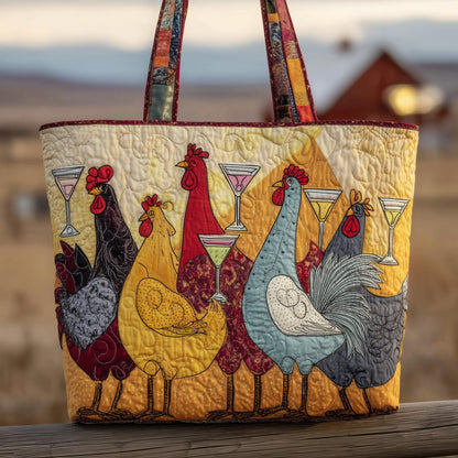 Party Chicken Quilted Tote Bag GFTONL5258