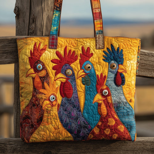 Sunshine Chicken Quilted Tote Bag GFTONL5265