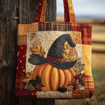 Witch Pumpkin Quilted Tote Bag GFTONL5283