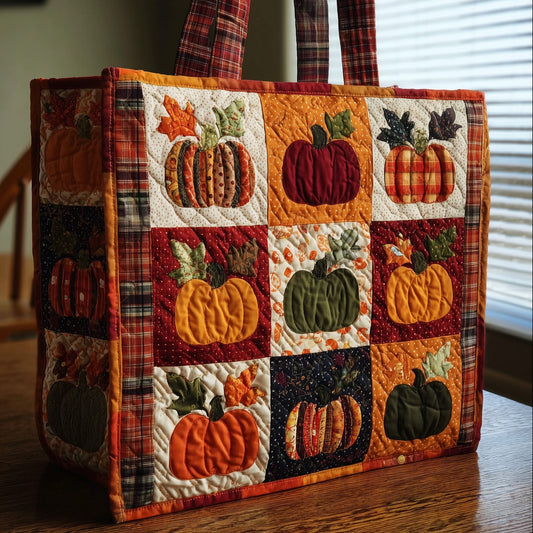 Pumpkin Haven Quilted Tote Bag GFTONL5284