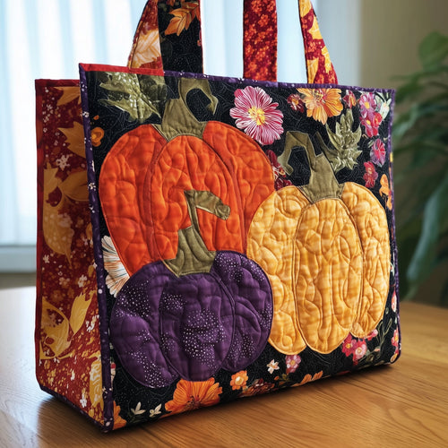 Pumpkin Spice Quilted Tote Bag GFTONL5286