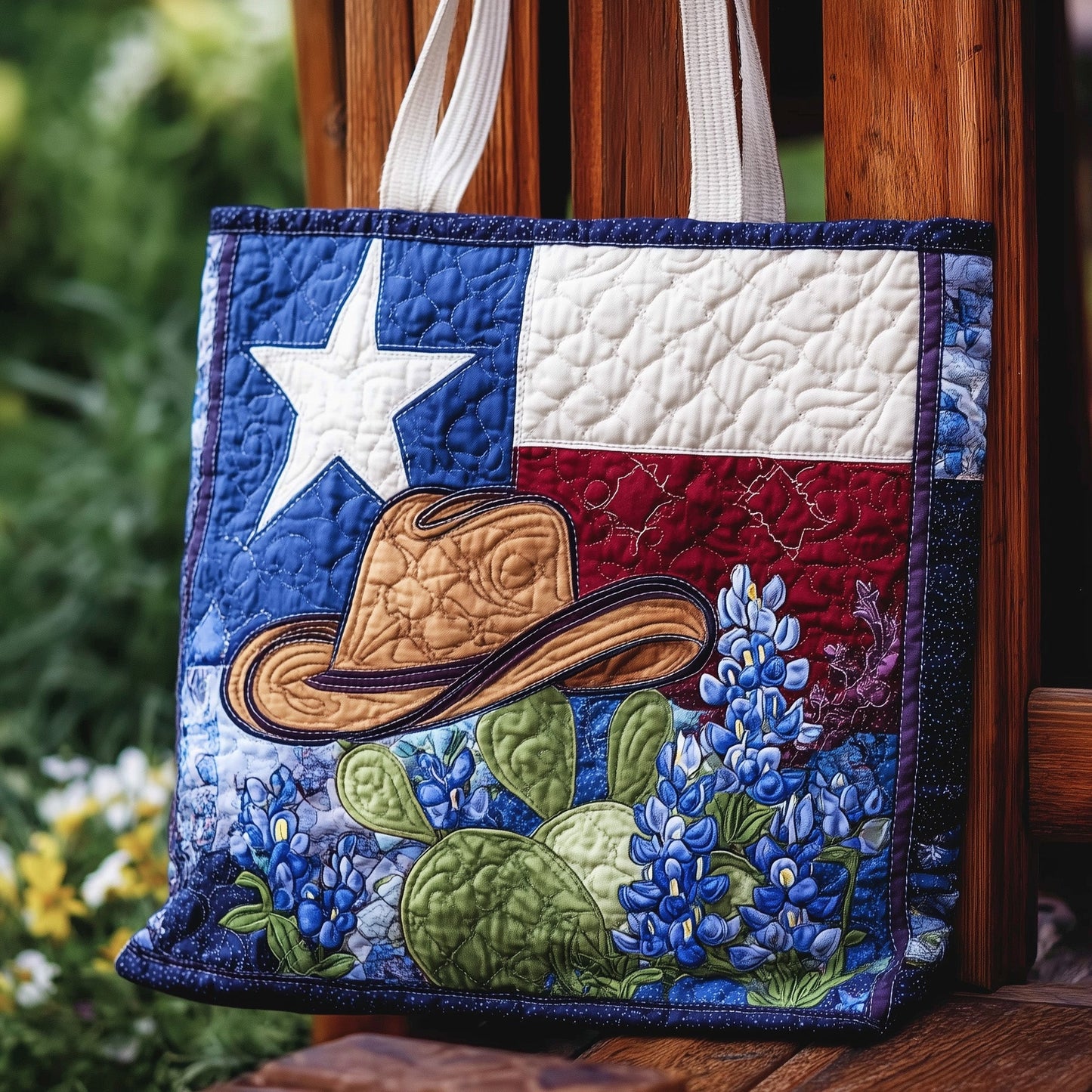 Texas Charm Quilted Tote Bag GFTONL5313