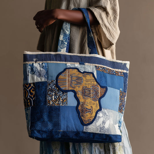 African Proud Quilted Tote Bag GFTONL5327