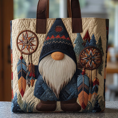 Native Gnome Quilted Tote Bag GFTONL5343