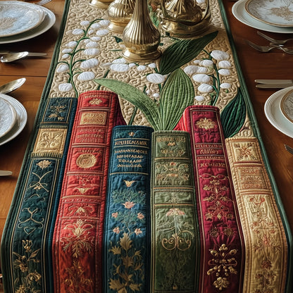 Rustic Library Quilted Table Runner GFTONL5371