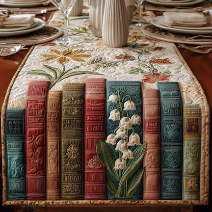 Lily Of The Valley Quilted Table Runner GFTONL5376