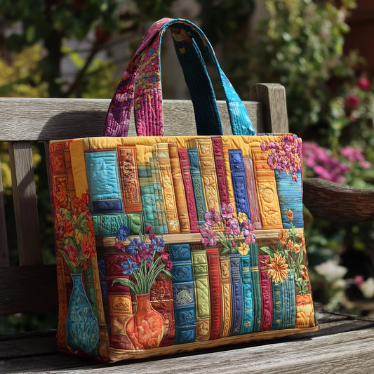 Sunshine Bookcase Quilted Tote Bag GFTONL5379