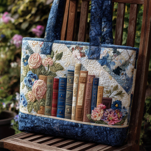 Bookworm Heaven Quilted Tote Bag GFTONL5380