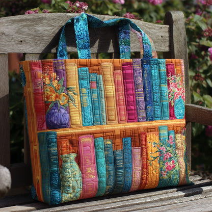 Bookish Heaven Quilted Tote Bag GFTONL5382