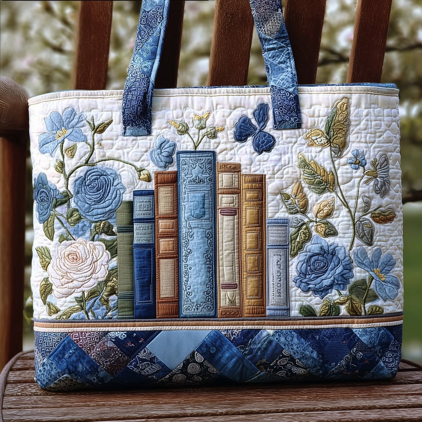 Bookish Heaven Quilted Tote Bag GFTONL5383