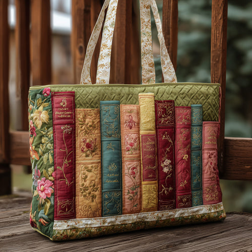 Bookworm Paradise Quilted Tote Bag GFTONL5384