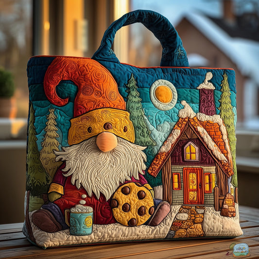 Cookie Gnome Quilted Tote Bag GFTONL5401