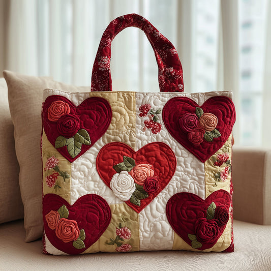 Rustic Heart Quilted Tote Bag GFTONL5447