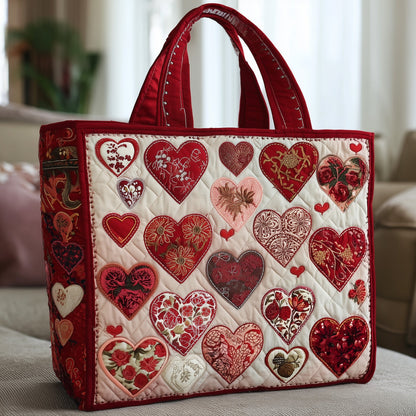 Heart Quilted Tote Bag GFTONL5460