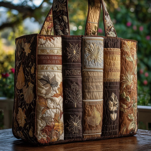 Vintage Novel Quilted Tote Bag GFTONL5489