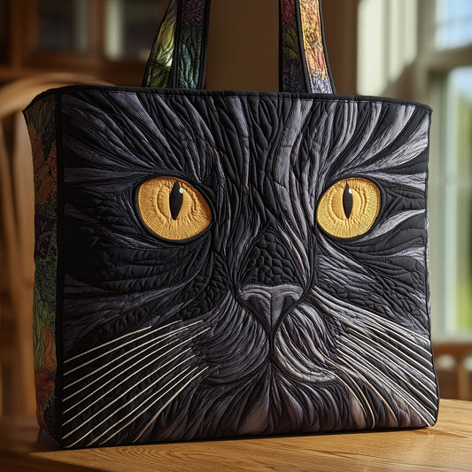 Black Pur Quilted Tote Bag GFTONL5494