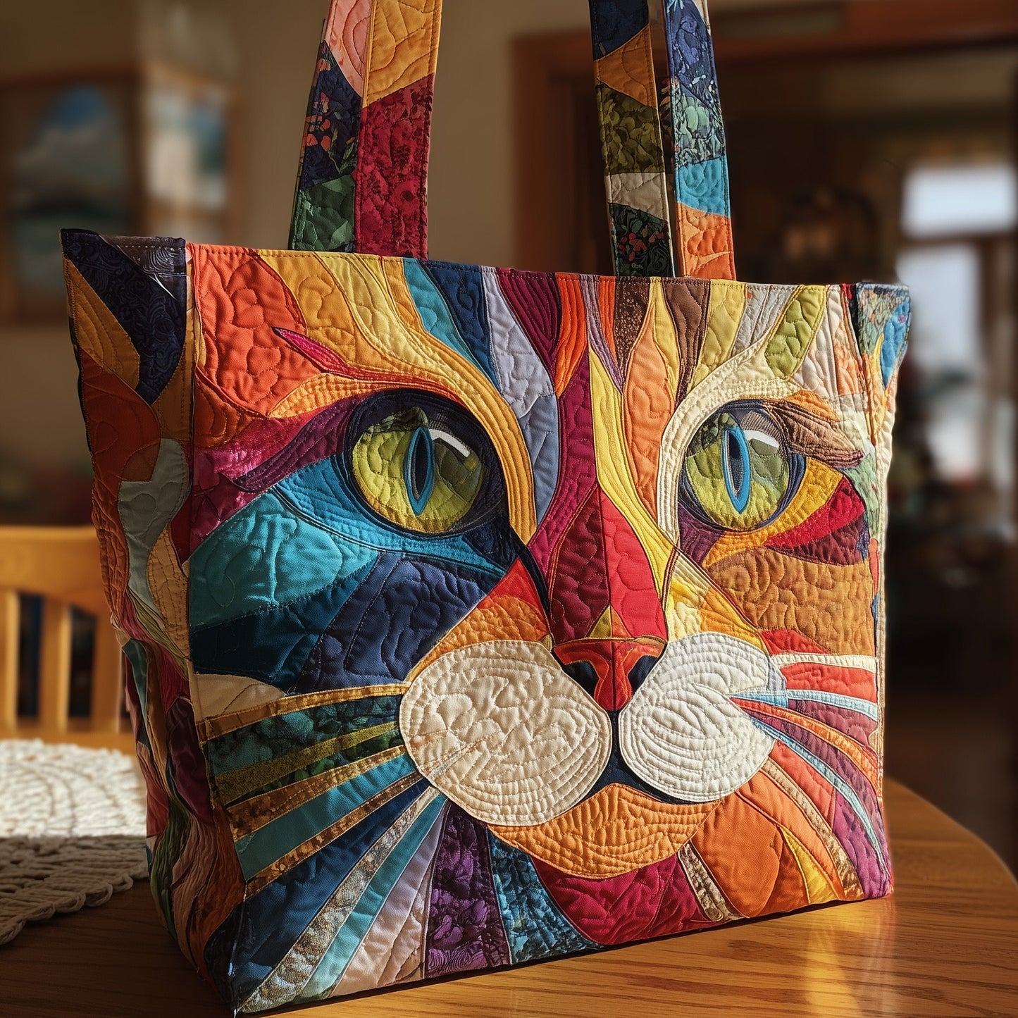 Whimiscal Pur Quilted Tote Bag GFTONL5496