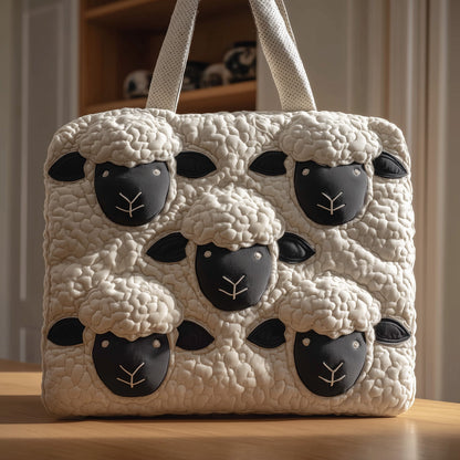 Whimsical Sheep Quilted Tote Bag GFTONL5501