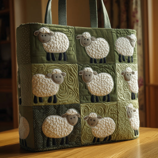 Sheep Medow Quilted Tote Bag GFTONL5505
