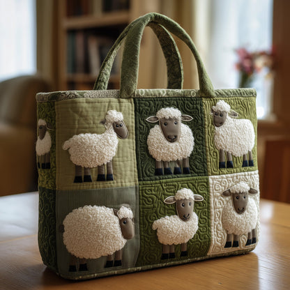 Sheep Medow Quilted Tote Bag GFTONL5518