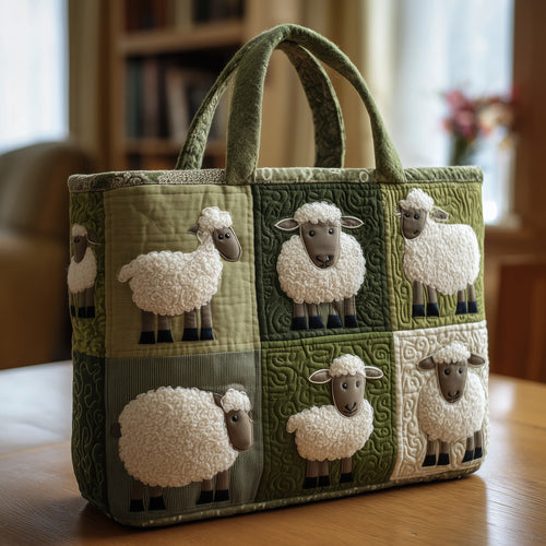 Sheep Medow Quilted Tote Bag GFTONL5518